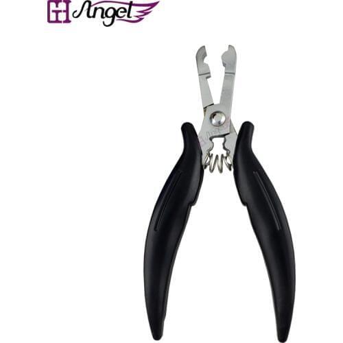 Angels 14.5cm C Shape Pliers for Nail/U Tip Fusion Hair Extensions Tools Stainless Steel Hair Extension Pliers