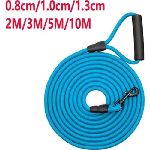 Leashes 2m/3m/5m/10m Pet Dog Leash Dogs Lead Rope Bold Lengthening Climbing Rope Training Nylon Dog Chain Puppy and Big Gog