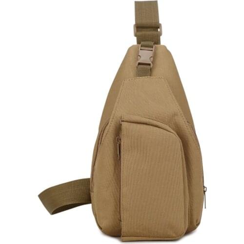 Mens Chest Bag Casual Bag Cross-Body Bag Outdoor Sports One Shoulder Bag Male Multi-Function Camouflage Bag