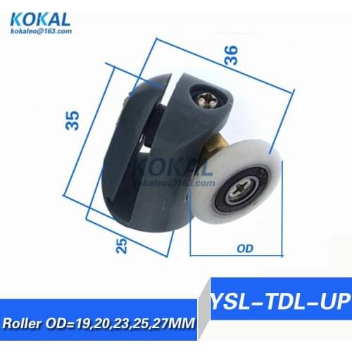 [YSL-TDL-UP] Shower door rollers runners wheels Cabins Pulley &Shower Room Roller /Runners/Wheels/Pulleys 19/20/23/25/27mm