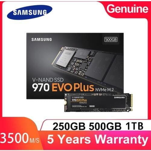 SAMSUNG SSD 970 evo plus M. 2 NVMe 250GB 500GB 1TB nvme pcie Internal Solid State Disk HDD Hard Drive Laptop Desktop TLC PC Disk