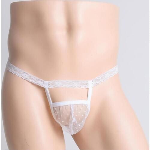 Mens Invisible Pouch C-string Thong Underwear Briefs Panty Lingerie