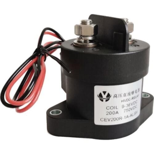 ODOELEC High Load Current High Voltage Auto DC Contactor Relay EVQ200 450Vdc 200A 200 amp contactor