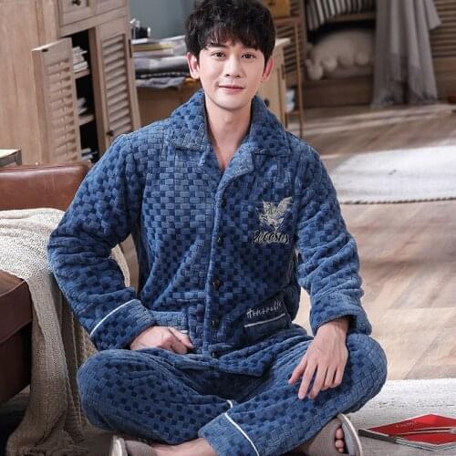Мужские теплые пижамы Whymy China At AliExpress