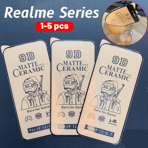 Matte Soft Screen Protector For Realme 8 7i 6i 5i 3 2 U1 V5 C20 C17 C15 C12 C11 C3 C2 C1 X2 XT Q Narzo 30 20 Pro 9D Ceramic Film