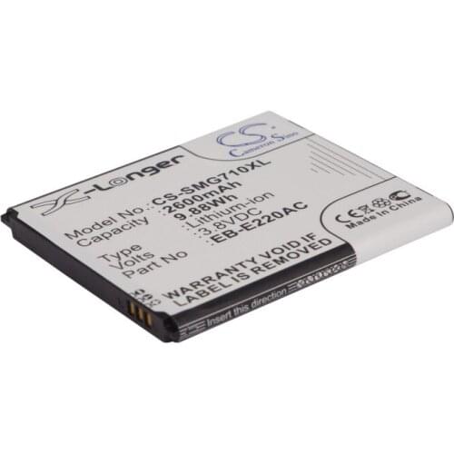 2021 Battery For Samsung EB665468LU SM-G7106,SM-G7108,SM-G7108V,SM-G7109,SM-G710L,SM-G710S 2600mAh / 9.88Wh