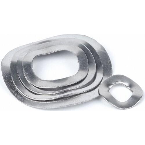 2-20pcs A2 304 Stainless Steel Wave Washers Wave Crest Spring Washer Wave Type Gasket M3 M4 M5 M6 M8 M10 M12 M14 M16 M19 - M41