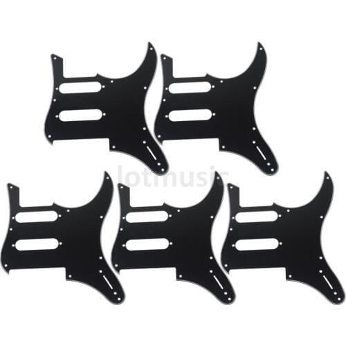 5 pcs Electric Guitar Pickguard For YAMAHA Pacifica 112V replacement 3ply Black