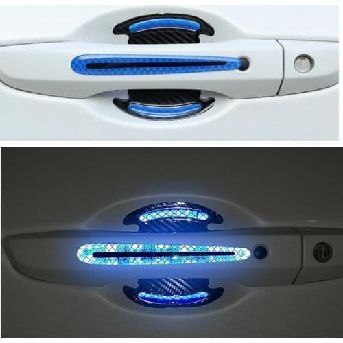 8Pcs/Set Car Door Handle Sticker Protection Cover For Hyundai Tucson ix35 i30 Solaris Accent Santa Fe Creta Sonata Azera