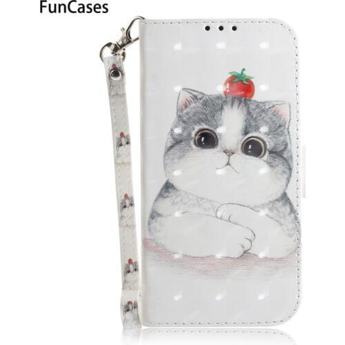 Phone Accessories For coque Samsung S7 Edge Black Cat Protector sFor Accessory Samsung Galaxy case S7 PU Leather Flip Phone Bag