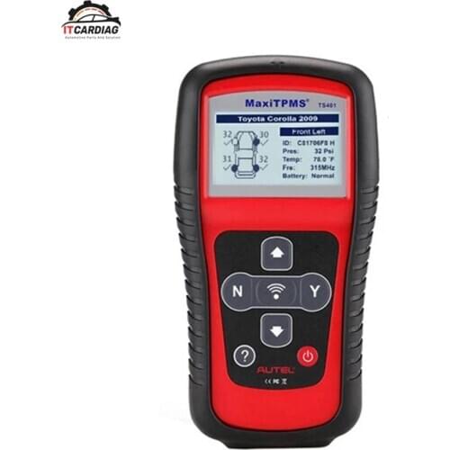 Autel MaxiTPMS TS401 Tire Pressure Monitoring System OBD2 TPMS Diagnostic Scanner Tool Activate 315 433MHZ Sensor Programming
