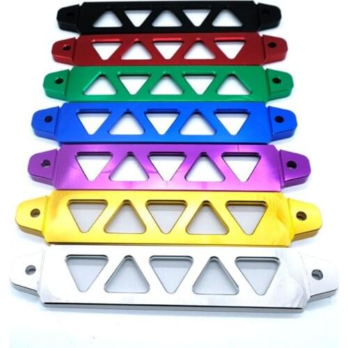 Aluminum Alloy Car Battery Fasten Bracket Holder Universal Battery Tie Down Brace Fits for EK EG 2002-2005