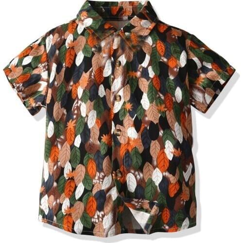 Boiiwant Boys' Short Sleeve Shirts