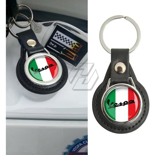 Motorcycle Keychain Key Ring Case for Vespa LX LXV GTS GTV S Sprint