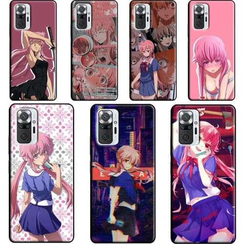 Future Diary Yuno Case For Xiaomi Redmi 9 9T 9C 8A 9A K40 Phone Cover For Redmi Note 10 9 Pro Note 8 8T 9S