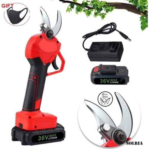 Electric Cutter Wireless Rechargeable Lithium Tree Pruning Shears Garden Cutting Shears Grafting Shears Pruning Garden Tools
