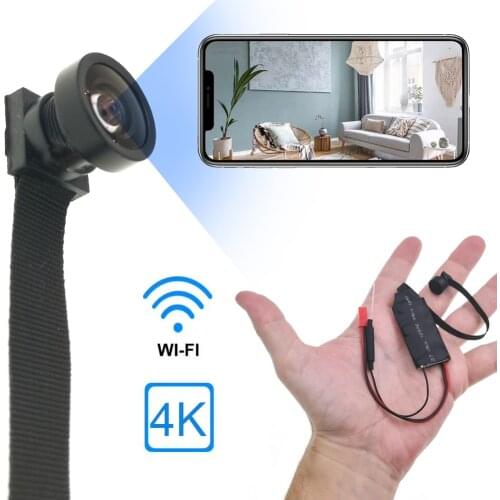 4K WiFi IP Camera With Long Flexible Wide View Lens Motion Detection And Passive Night Vision DIY Instal Anywhere Beautifully