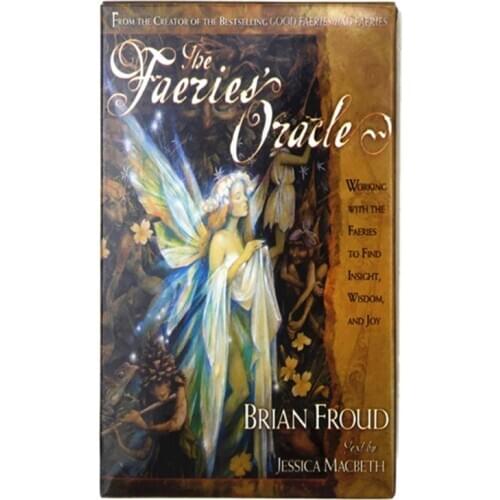 66pcs Tarot Cards Deck The Faeries' Oracle Cards Beautifully Designed Durable Fairy Paper Tarot Card For Fun Playing Board Games