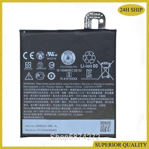 3450mAh Phone Li-ion Spare Battery B2PW2100 For HTC Google Pixel XL / Nexus M1 B2PW2100 Batteries Batteria Batterij