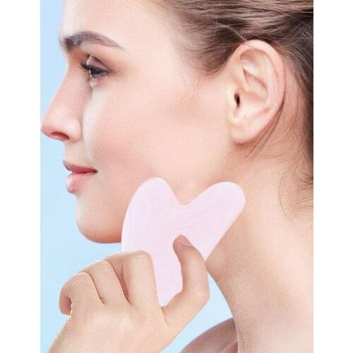 Heart-shaped Natural Resin Scraping Board Meridians Massage Body Massager Hand-held Mini Massager Massage Board