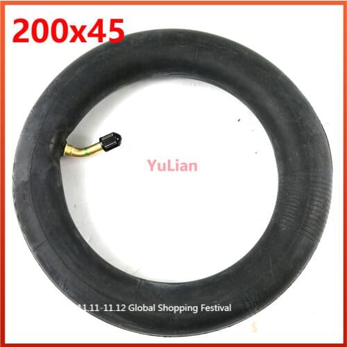 200x45 Inflated inner tube For E-twow S2 Scooter Pneumatic Wheel 8" Scooter Wheelchair Air wheel inner tire 8x1 1/4 tube