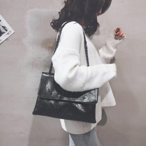 2021 new ladies shoulder bag PU leather diamond chain bag envelope bag messenger bag shoulder bag