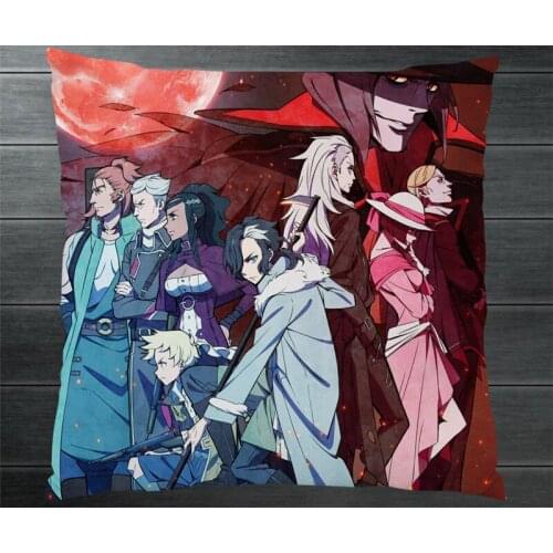New Anime Sirius the Jaeger Yuliy Willard Dorothea Vampires Yevgraf Pillowcase Pillow Case Cover Cosplay Gift BED/SOFA/CAR Decor