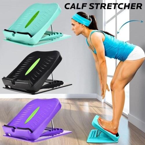 New Anti-Slip Adjustable Foot Calf Stretcher Incline Board Body Stretching Tool for Sports Yoga Massage Fitness Pedal Stretcher