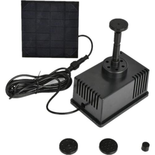 Fountain Submersible Water Pump Solar Powered Pump With Filter Panel For Pond Pool