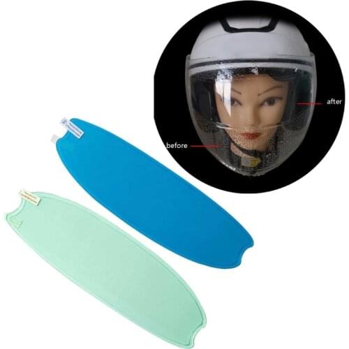 Helmet Clear Anti-Rain Anti-Fog Patch Film Universal Lens Film For Motorcycle 77HF