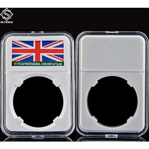 10PC UK Hard Coin Holder Capsules Clear Case Box for Coin Collection Protector (31mm-41mm)