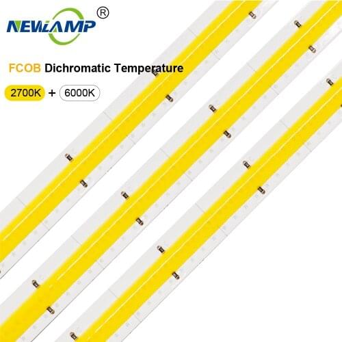 5M/ Roll COB CCT LED Strip light DC24V CRI90 High Lumen No Dark Point Flexible light Strip 576LED/M lamp String Decor Dual Color