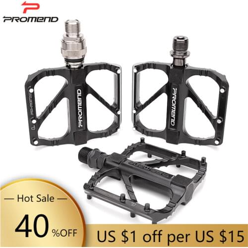 PROMEND Ultralight 3 Bearings Pedal Bicycle Bike Pedal Anti-slip Footboard Bearing Quick Release Aluminum Alloy Bike Accessories