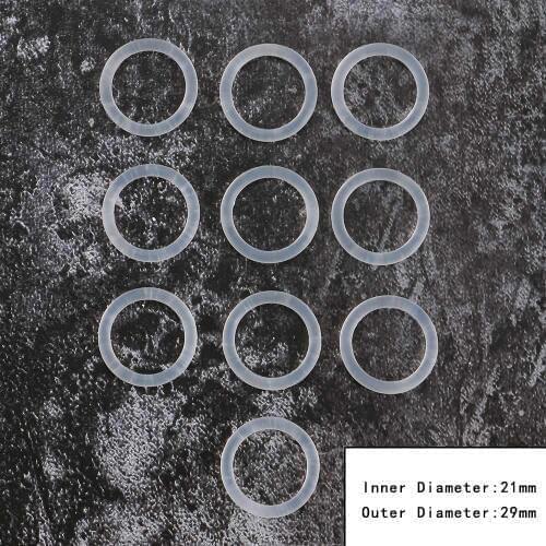 10Pcs/lot Clear Silicone Baby Soother Pacifier Holder Adapter O Ring Dummy Ring with 3 colors Optional For Baby Feeding