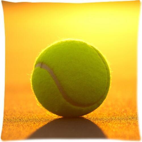2018 Personalized Pillowcase Tennis Ball Print Pillow Cases Polyester Sofa Car Cushion Cover Home Decor 45x45cm