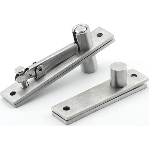 360 Degree Shaft Rotation Axis Wooden Door Hinge Hidden Adjustable Gap Shaft Up and Down Door Pivot Hinge Hardware