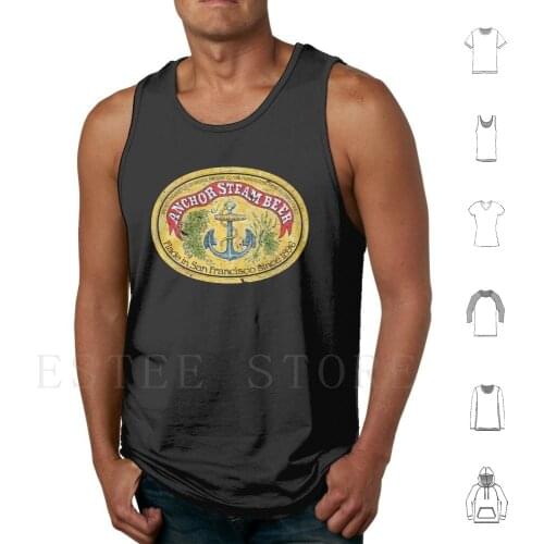 Anchor Steam Beer Tank Tops Vest Anchor Steam Anchor Brewing San Francisco Beer