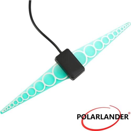 Car TV Digital Amplification Antenna 12V Auto Car Antenna Hidden Antenna AM FM Radio Aerials Amplifier 48-860 MHZ For Universal