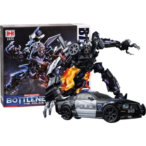 BMB Barricade LS02 MPM Transformation Masterpiece Action Figure Toy Movie Model ABS KO MPM05 ABS 18CM Deformation Car Robot