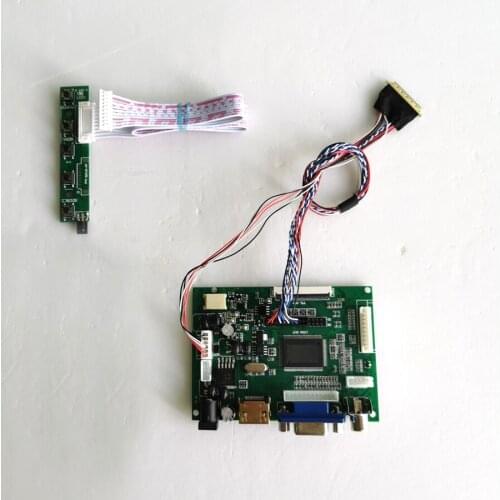 For LTN140AT01/LTN140AT02 notebook PC panel 2AV+VGA 1366*768 40Pin LVDS WLED 14" LCD screen controller board DIY kit