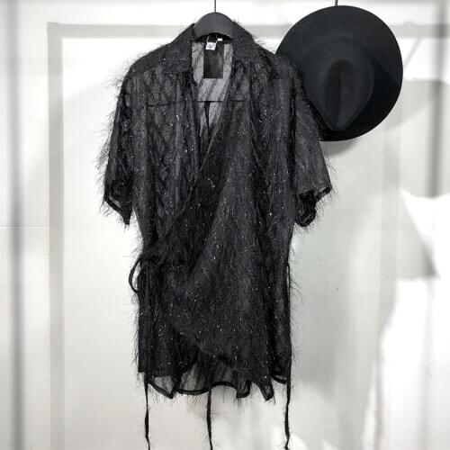 Owen seak Men T Shirt Mens Clothing Hip Hop Tops Tees High Street Summer Japanese Male Solid OverSized Streetwear T Shirt