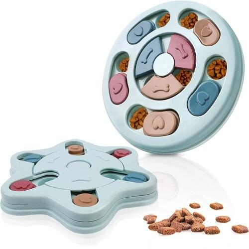 Pet puzzle feeder toy dog puzzle toy therapy distribution dog slow feeder improve IQ Interactive pet dog training game feeder