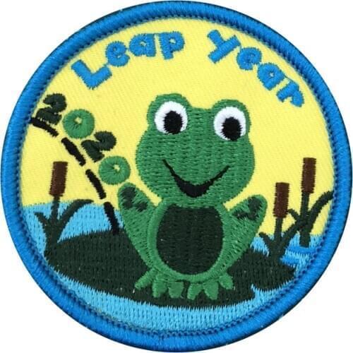 Lear Year 2020 Patch/Computerized Embroidery Patch with PVC Backing Accept Custom as Client design and MOQ50pcs