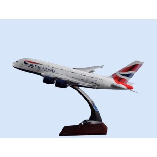 36cm Airbus A380 French Airlines Model France A380 Resin Aircraft Model Great British A380 Airplane Model England Airlines