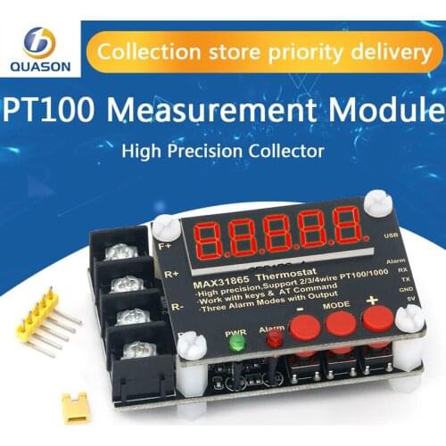 MAX31865 Temperature Measurement Module Collector High Precision PT100 PT1000 Serial Port Host Computer For Ardunio/STM32/PI