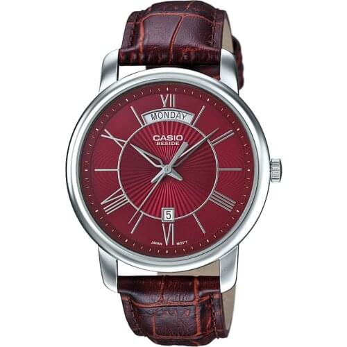 Casio BEM-152L-4AVDF Men Wristwatch Clock