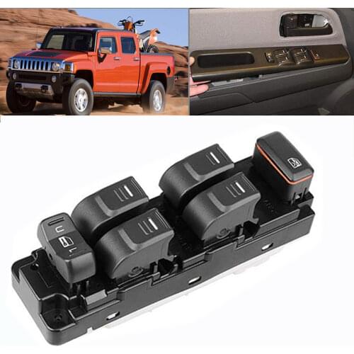 Power Window Lifter Master Control Switch Front Electric Regulator Button For GMC Canyon Chevrolet Colorado Hummer 25779767