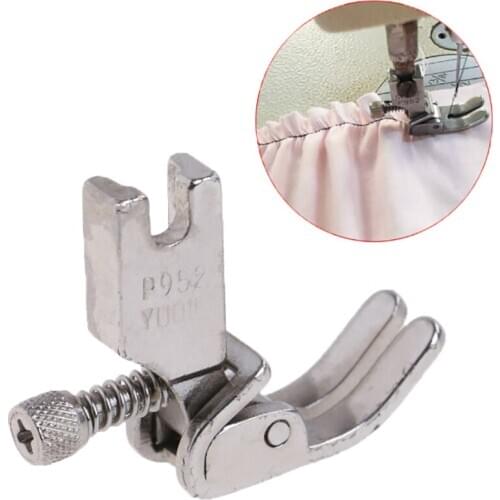 1pc P952 Industrial Sewing Presser Foot Adjustable Closing Wrinkled Fold Foot