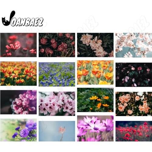 Simple Pink Cherry Blossom Diamond Painting 5D Diy Wall Art Beautiful Flower Bush Square Diamond Inlaid Home Room Decoration