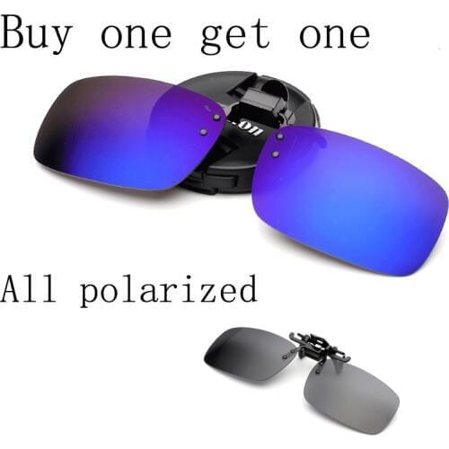 Polaroid Sunglasses Clip Brand Polarized Lens Men Women Coating Clip on Sunglasses Night Vision Driving Glass